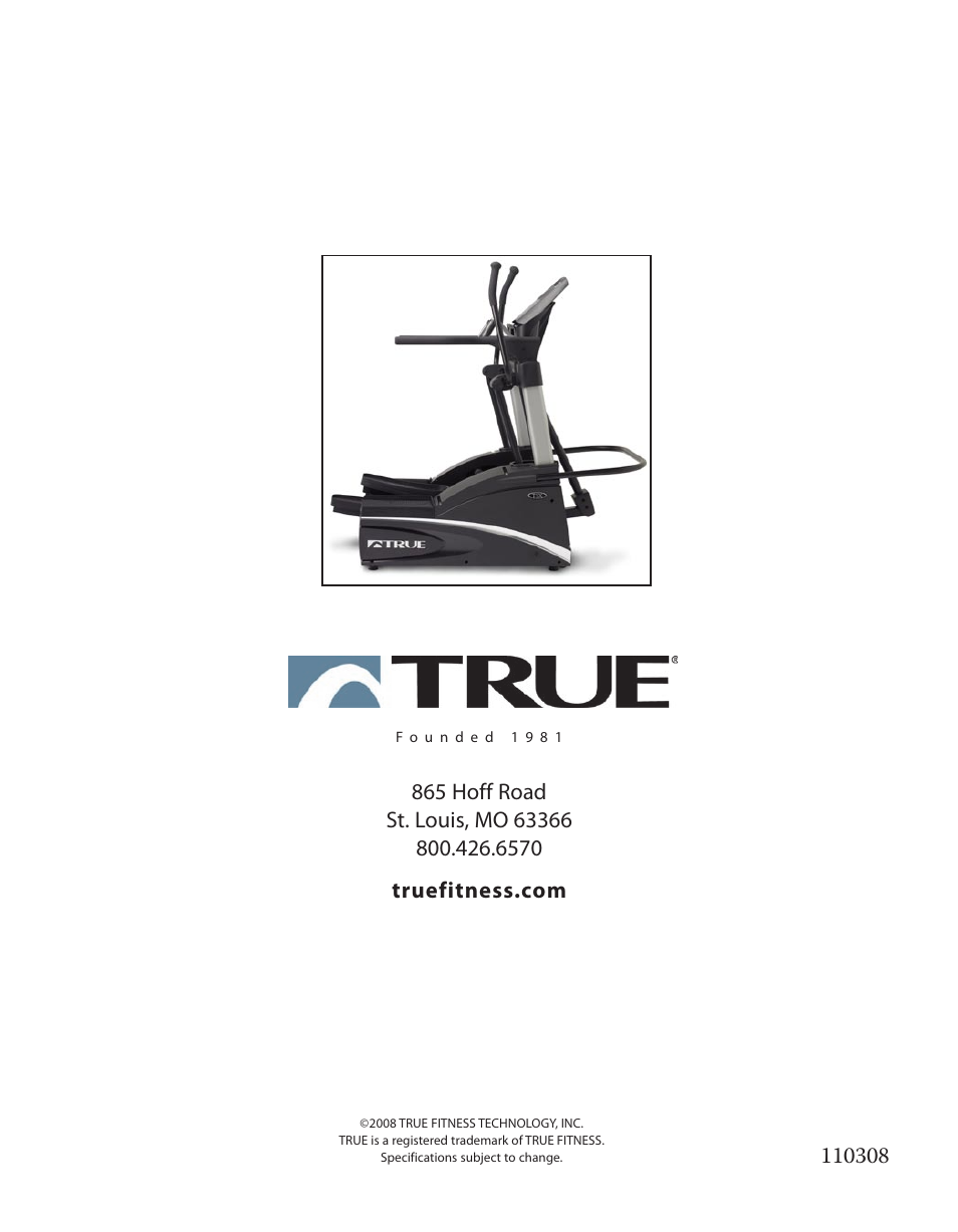 True Fitness TSX User Manual | Page 47 / 47