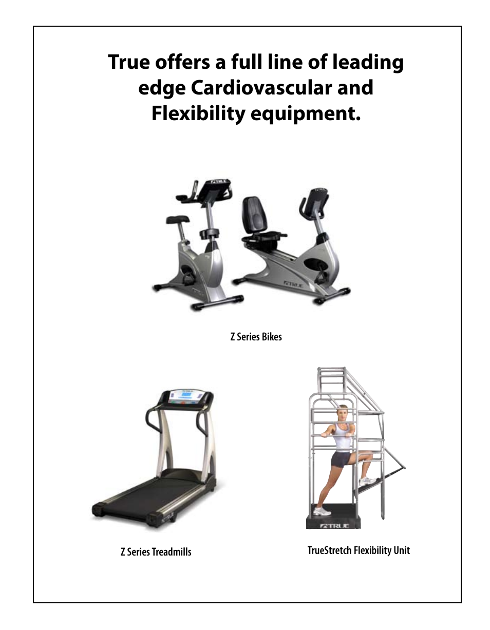 True Fitness Z9 User Manual | Page 109 / 110