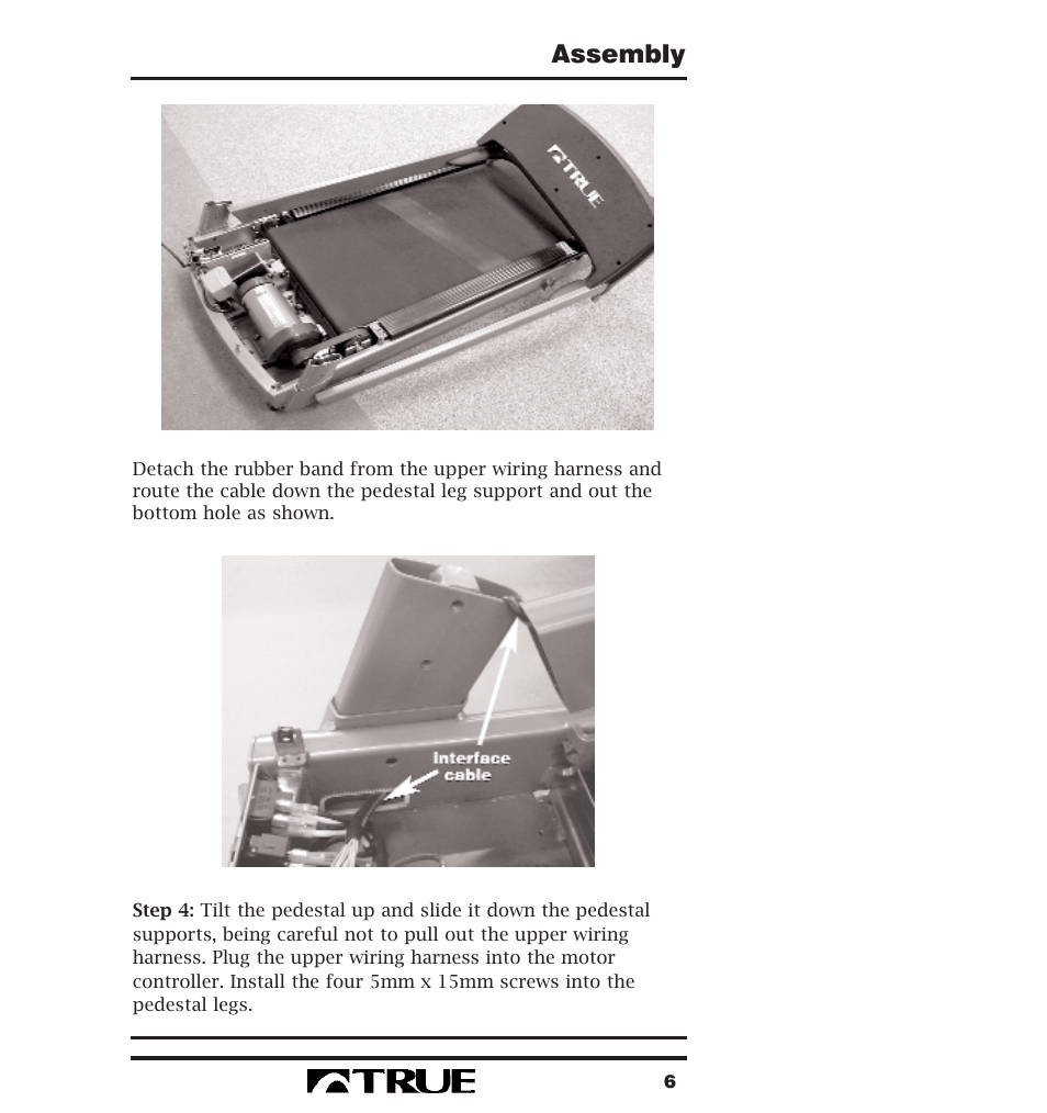 Assembly | True Fitness 400 Series User Manual | Page 9 / 41