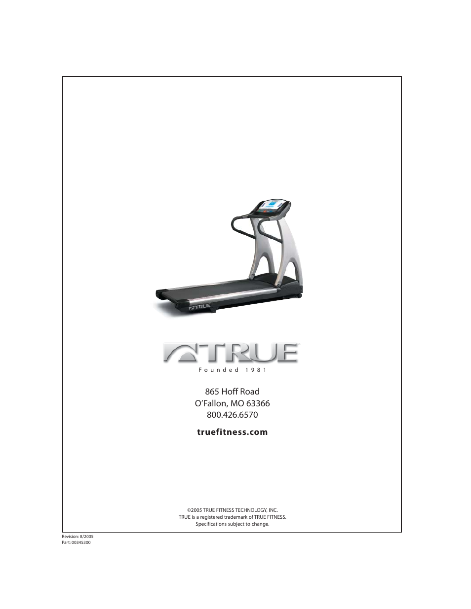 True Fitness Z7 Series User Manual | Page 75 / 75