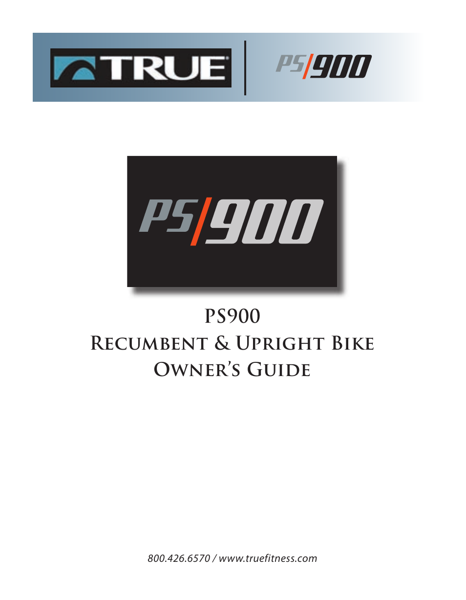 True Fitness PS900 User Manual | 42 pages