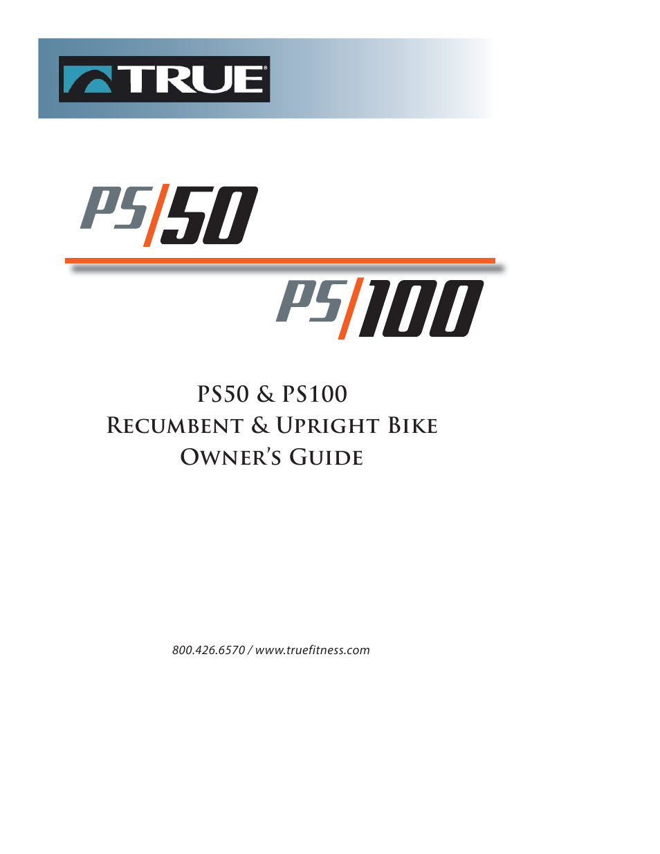 True Fitness PS50 User Manual | 41 pages