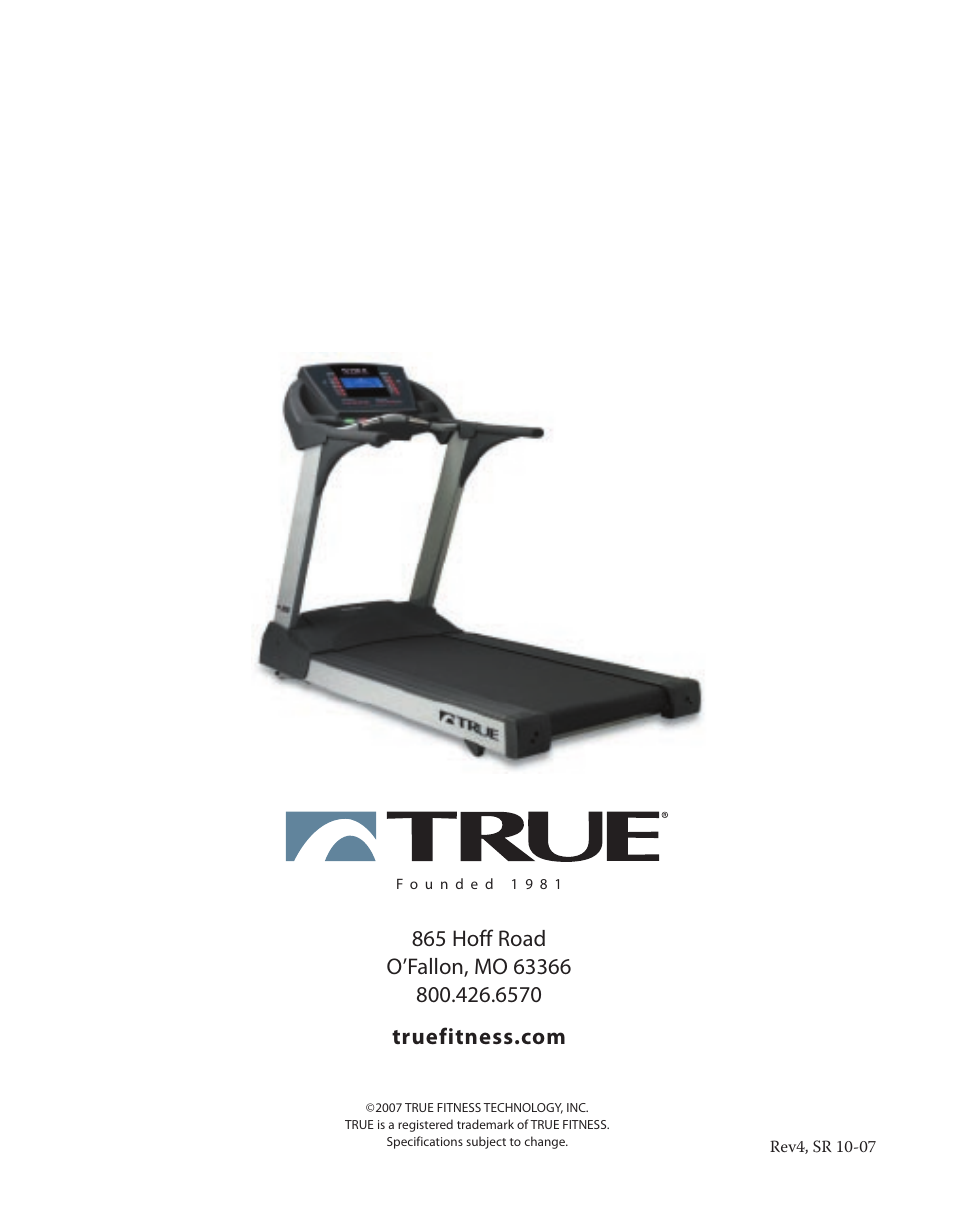 True Fitness PS500 User Manual | Page 45 / 45