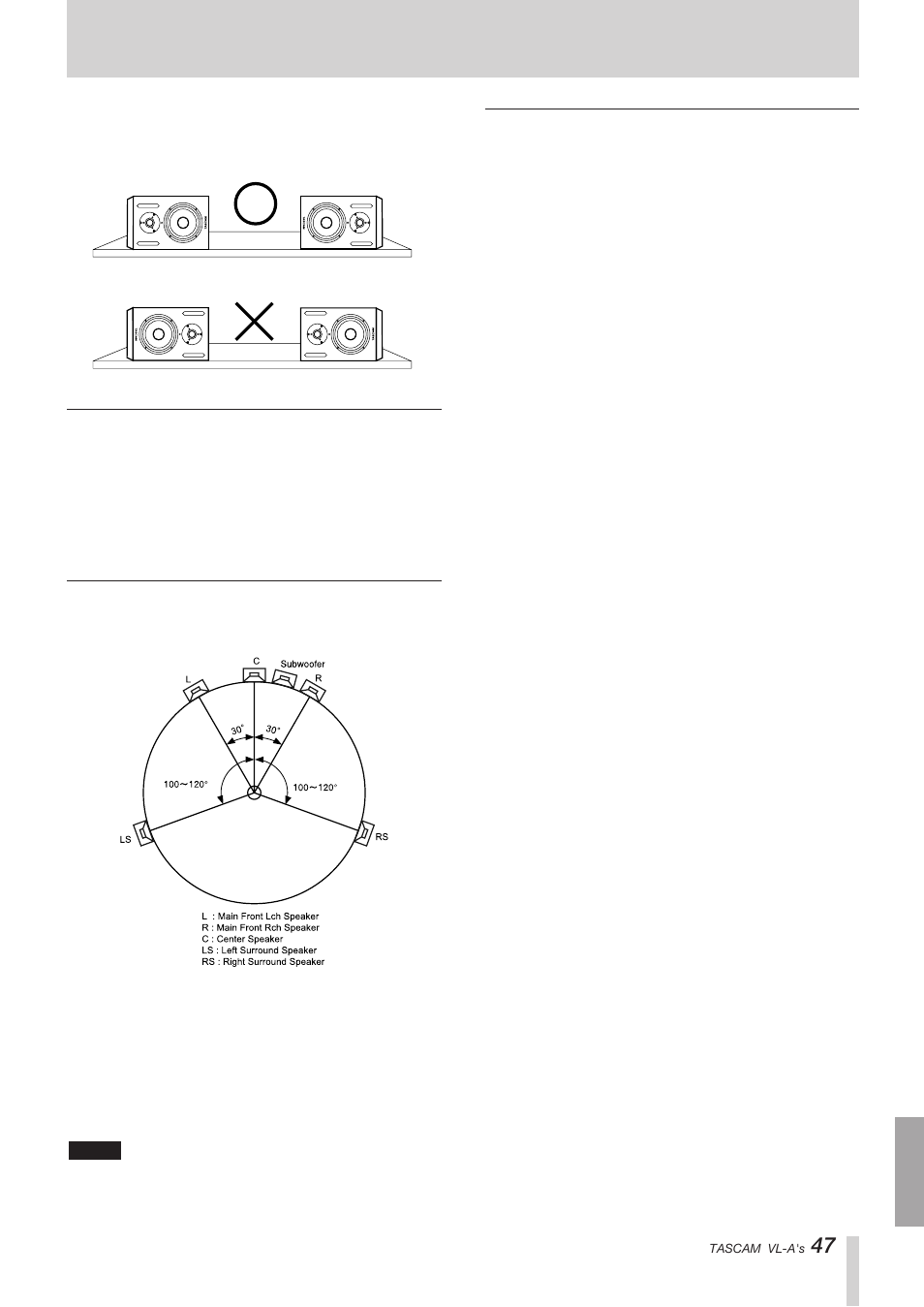 Tascam VL-A8/LF-S8 User Manual | Page 47 / 56