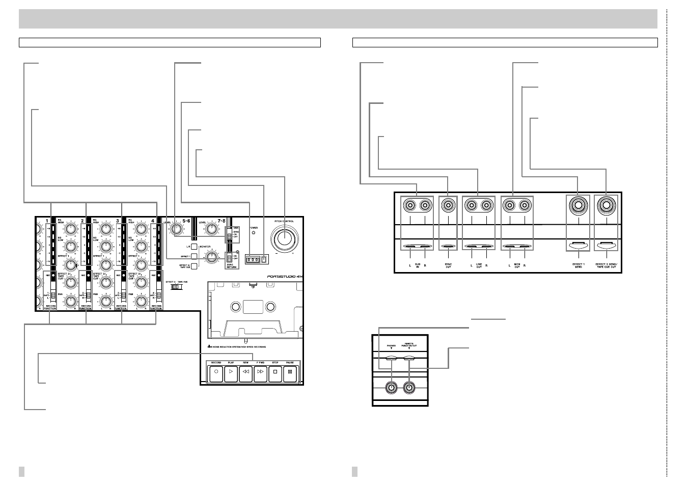 Portastudio 414 mkii brief guide | Tascam 414MKII User Manual | Page 12 / 36