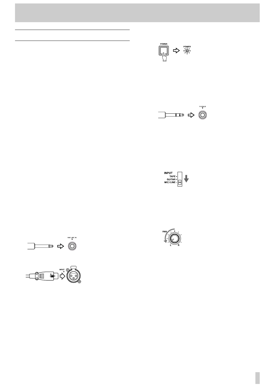 Step-by-step-operation guide | Tascam 414MKII User Manual | Page 13 / 36