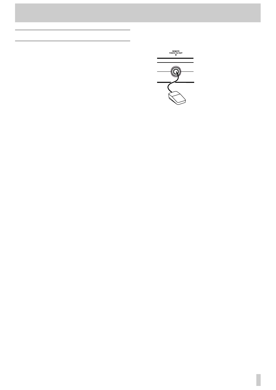 Punch-in or insert recording | Tascam 414MKII User Manual | Page 23 / 36