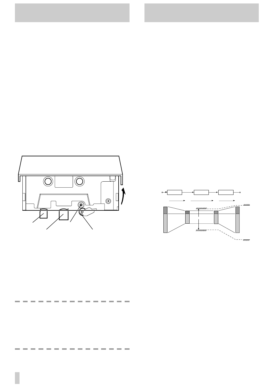 Care and maintenance how the dbx works, Cleaning the pinch roller, Cleaning the capstan shaft | Degaussing the tape path, Caution, Subsonics and interference | Tascam 414MKII User Manual | Page 32 / 36