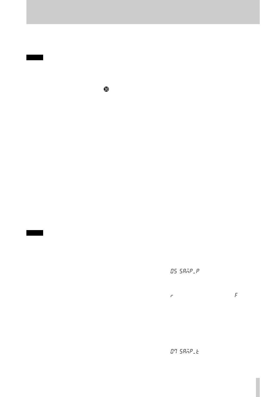 4 • advanced operations—sampling | Tascam CD-302 User Manual | Page 21 / 32