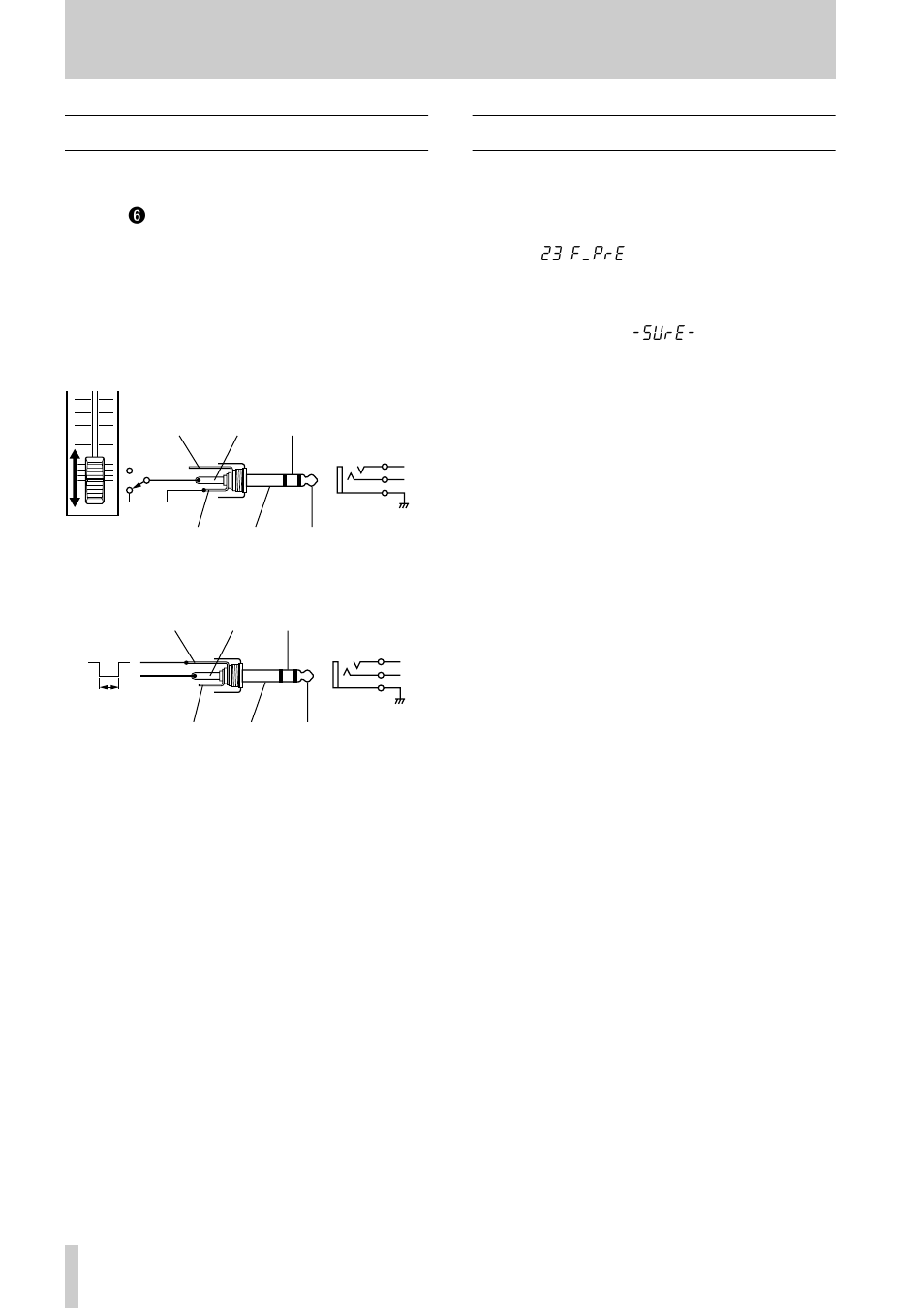 4 • advanced operations—fader and event start/stop, 23 fader and event start/stop, 24 factory preset | Tascam CD-302 User Manual | Page 30 / 32