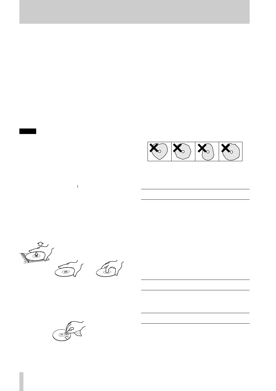 5 instant start | Tascam CD-302 User Manual | Page 8 / 32