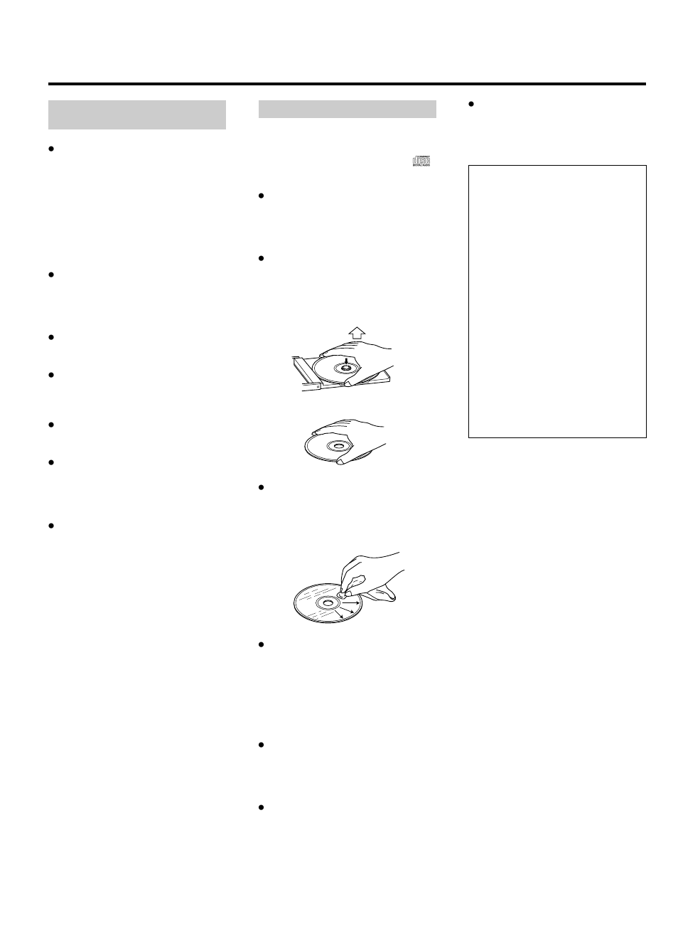 Avant utilisation | Tascam CD-160 User Manual | Page 12 / 52