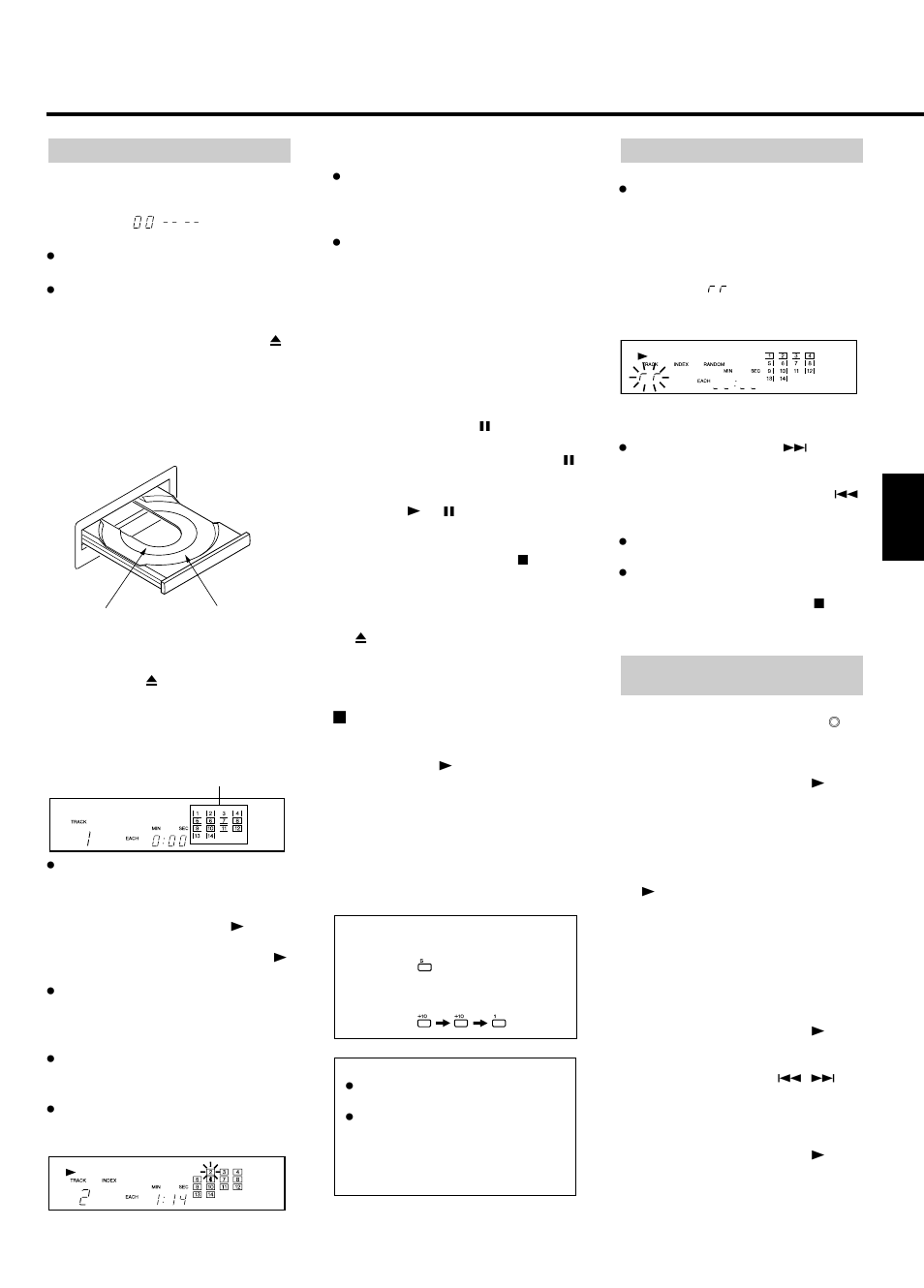 Fonctionnement | Tascam CD-160 User Manual | Page 15 / 52