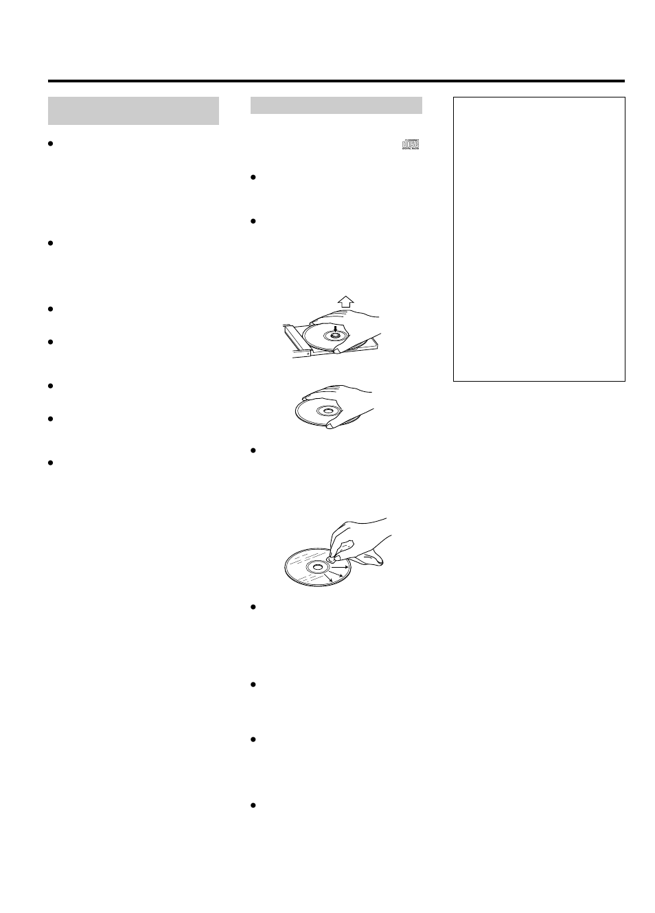 Alvorens in gebruik te nemen | Tascam CD-160 User Manual | Page 44 / 52