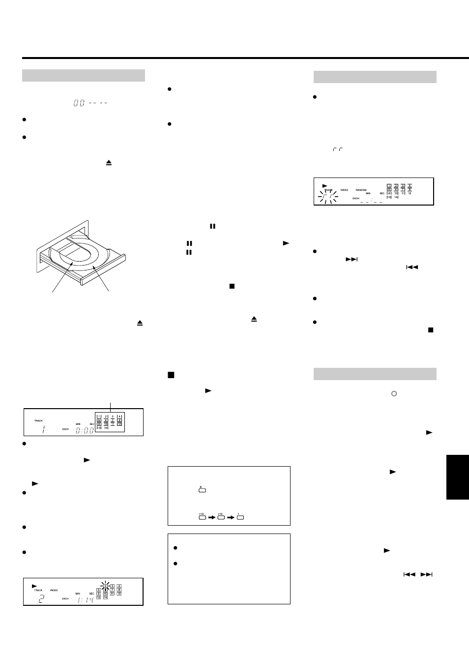 Bediening | Tascam CD-160 User Manual | Page 47 / 52