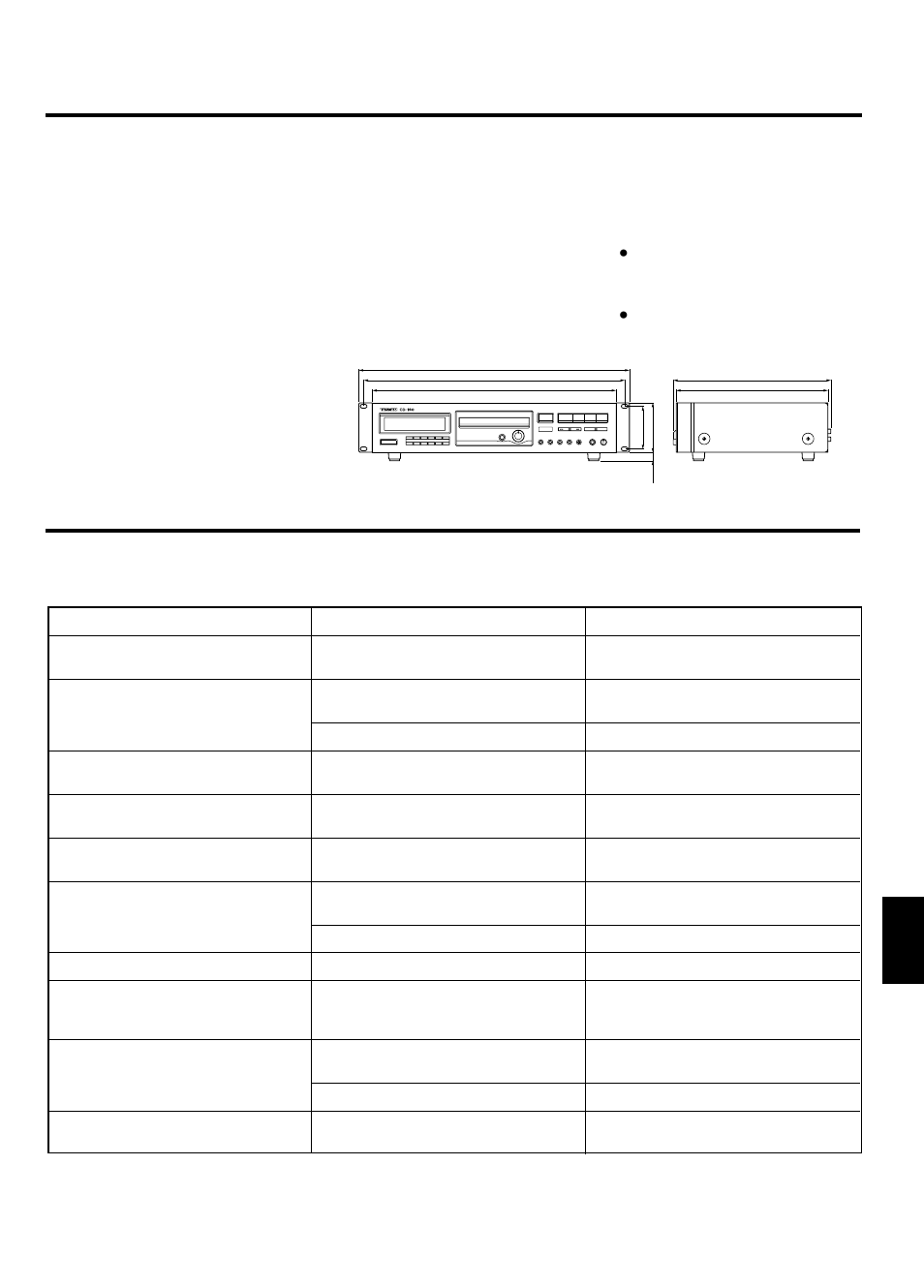 Oplossen van moeilijkheden, Technische gegevens | Tascam CD-160 User Manual | Page 51 / 52