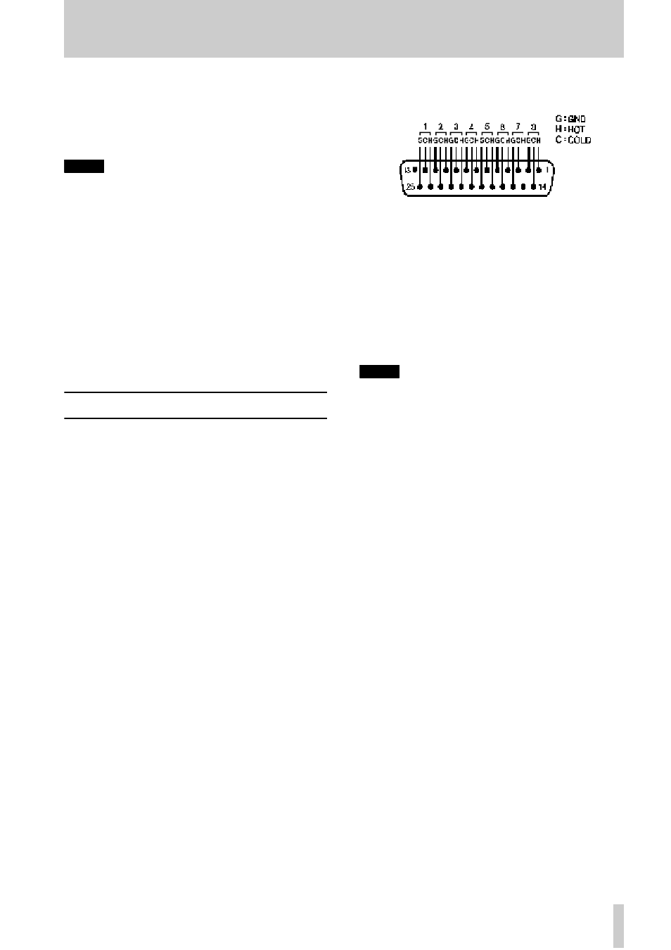 3 - connections, 1 audio connections, 1 balanced analog audio connections | 2 unbalanced analog audio connections, 3 digital audio connections, Connections | Tascam DA-78HR User Manual | Page 17 / 78