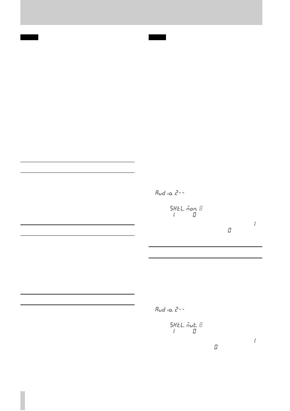 6 - monitoring, 1 all input, 2 auto mon | 3 shuttle monitor, 1 enabling and disabling shuttle monitoring, 4 shuttle muting, 1 all input 6.2 auto mon 6.3 shuttle monitor, 1 enabling and disabling shuttle, Monitoring, 3, “shuttle moni- tor | Tascam DA-78HR User Manual | Page 36 / 78