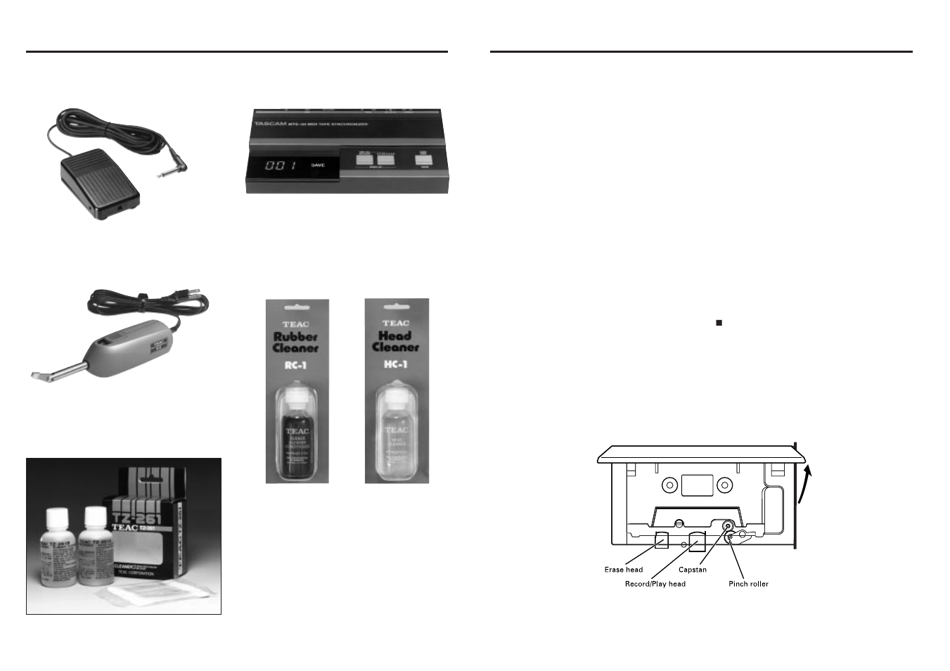 Optional accessories, Care and maintenance | Tascam 424MKIII User Manual | Page 42 / 48