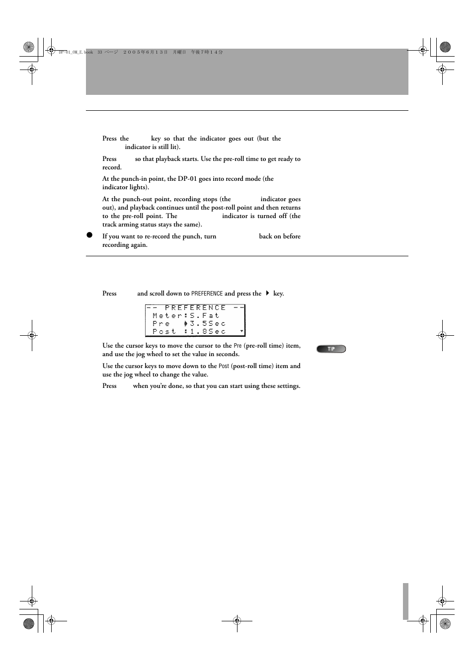 Advanced techniques | Tascam DP-01FX/CD User Manual | Page 33 / 88