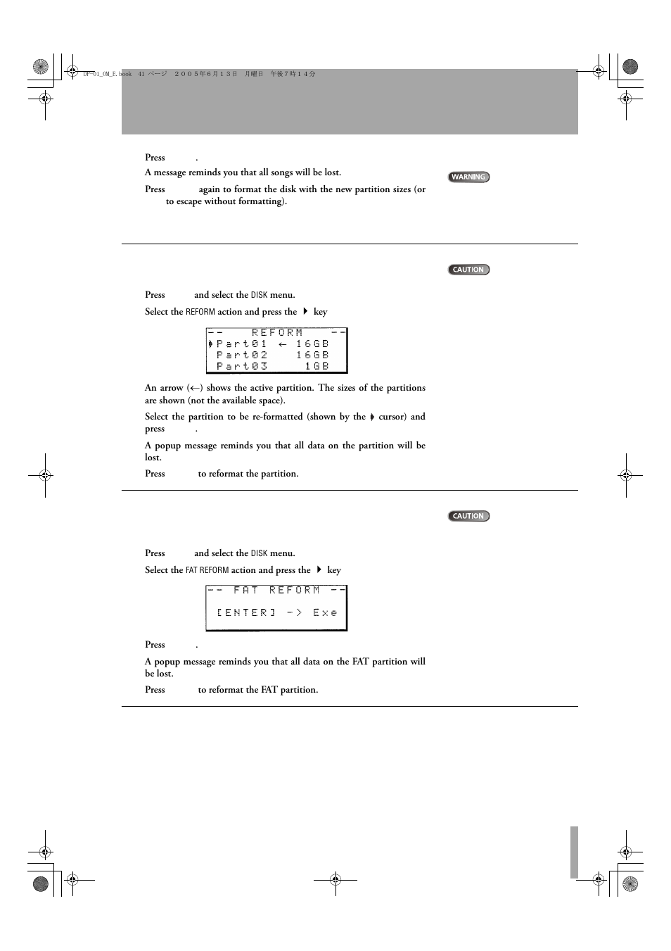 Advanced techniques | Tascam DP-01FX/CD User Manual | Page 41 / 88