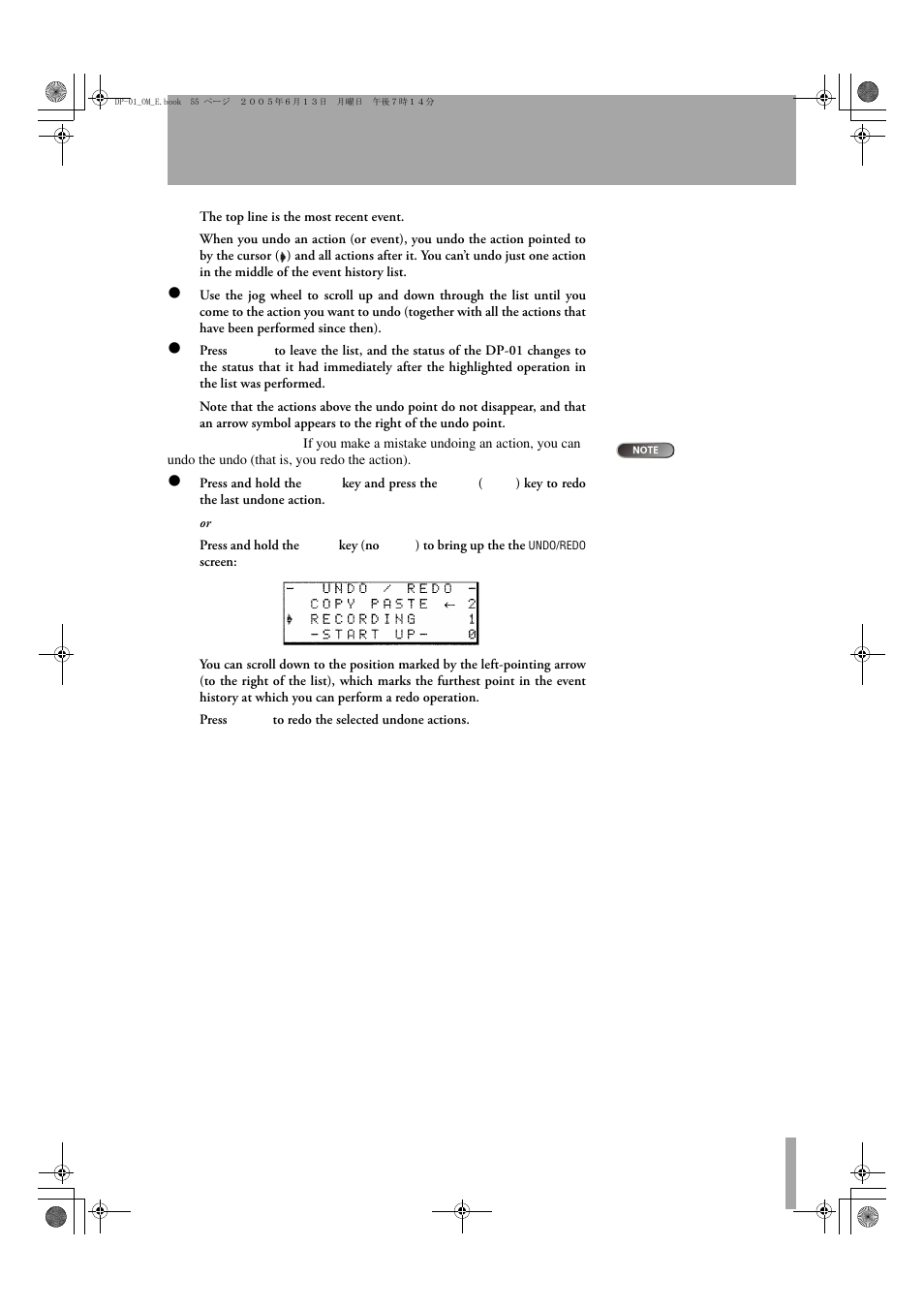 Advanced techniques | Tascam DP-01FX/CD User Manual | Page 55 / 88