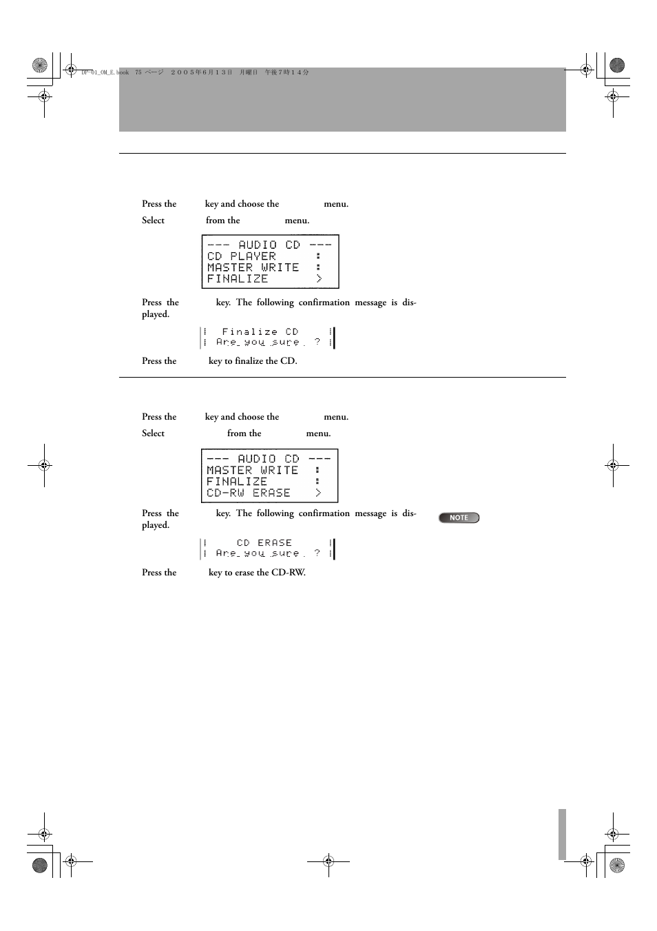 Dp-01fx/cd appendix | Tascam DP-01FX/CD User Manual | Page 75 / 88