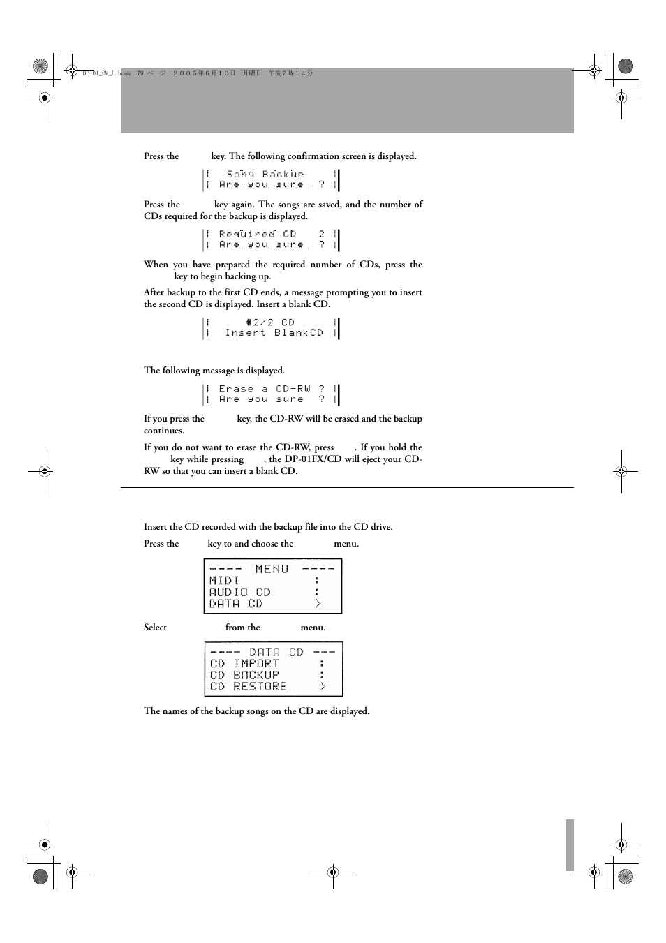 Dp-01fx/cd appendix | Tascam DP-01FX/CD User Manual | Page 79 / 88