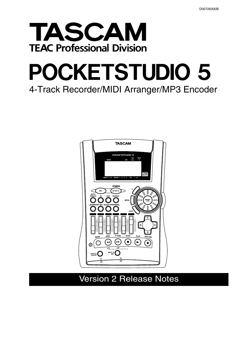 Tascam 5 User Manual | 20 pages