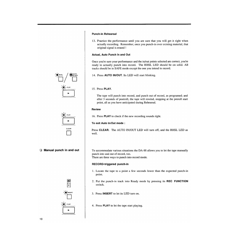 Tascam DA-88 User Manual | Page 18 / 26