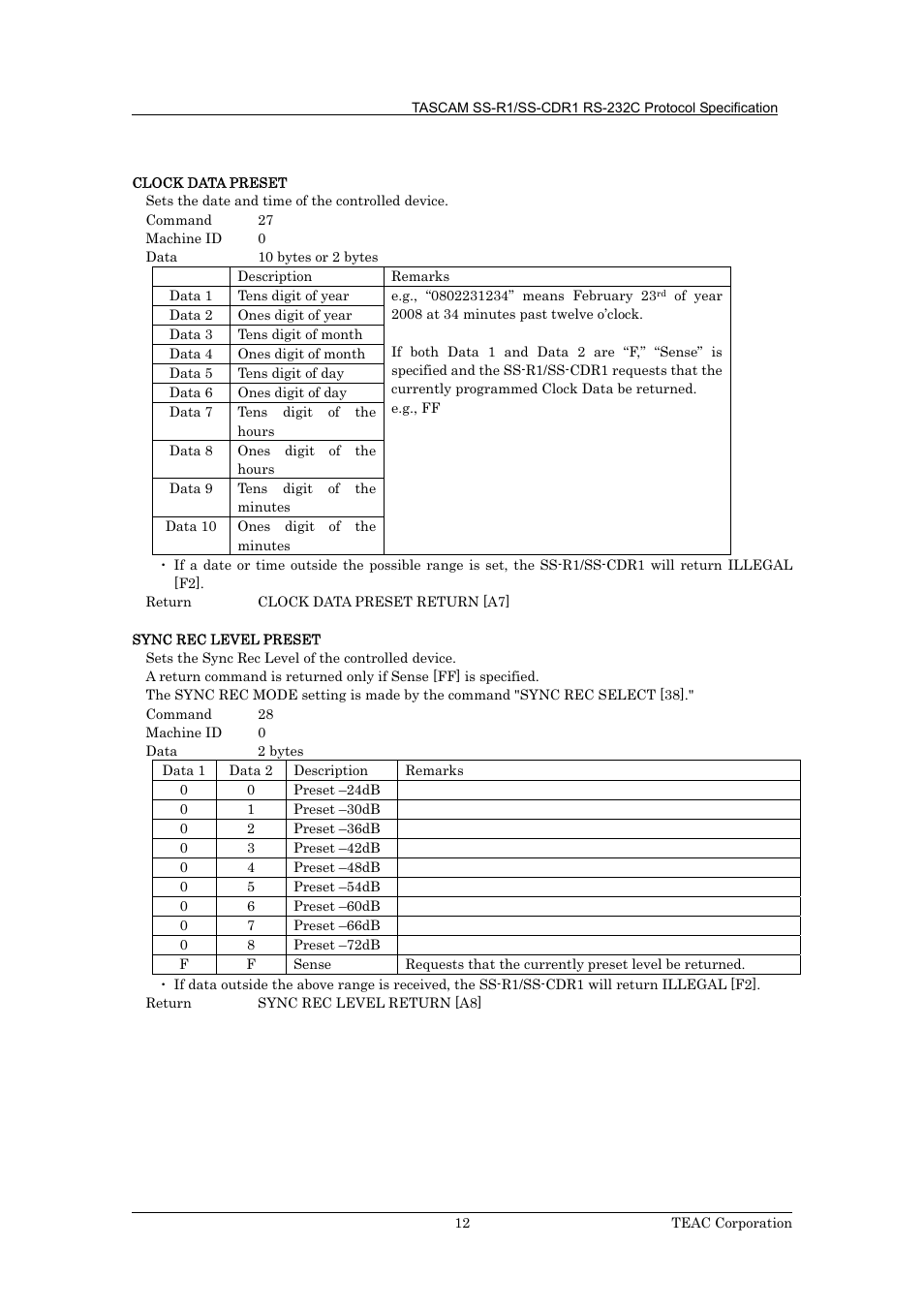 Tascam SS-R1 User Manual | Page 13 / 35