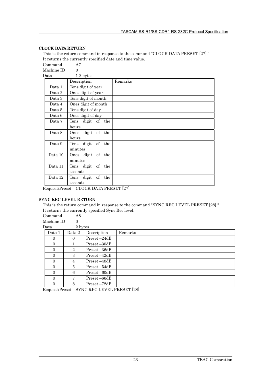 Tascam SS-R1 User Manual | Page 24 / 35