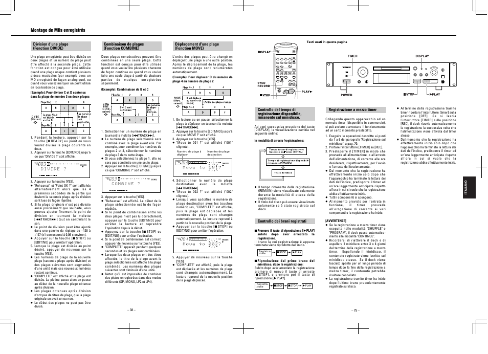 Tascam MD-350 User Manual | Page 38 / 56