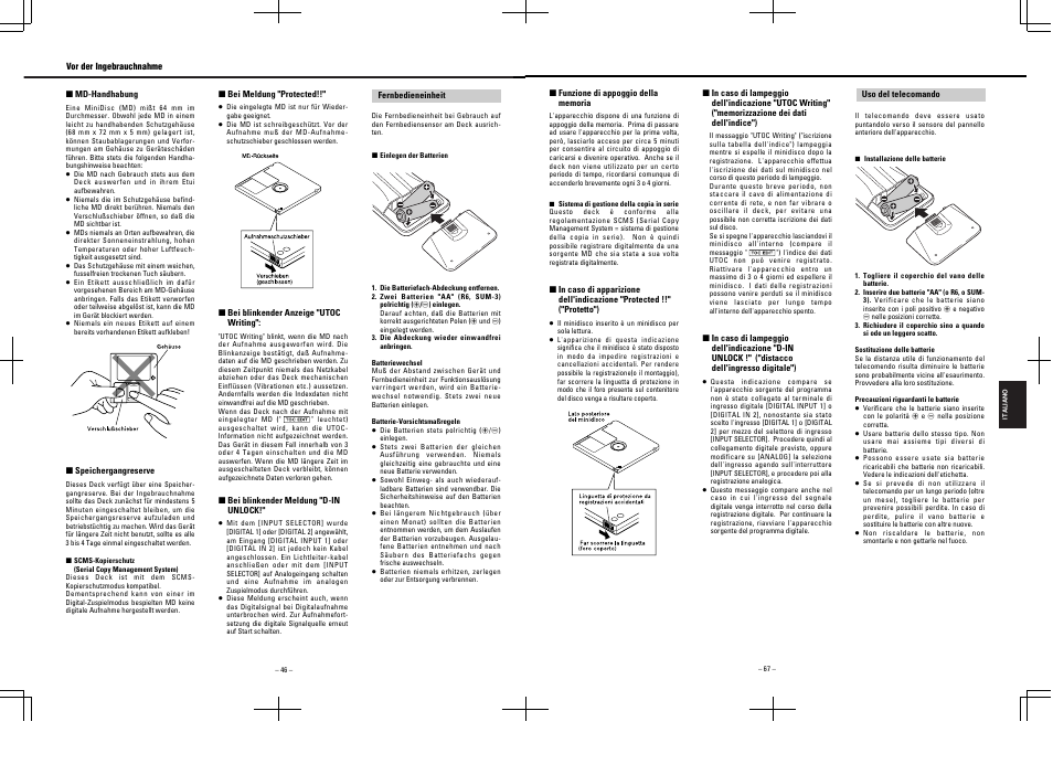 Tascam MD-350 User Manual | Page 46 / 56