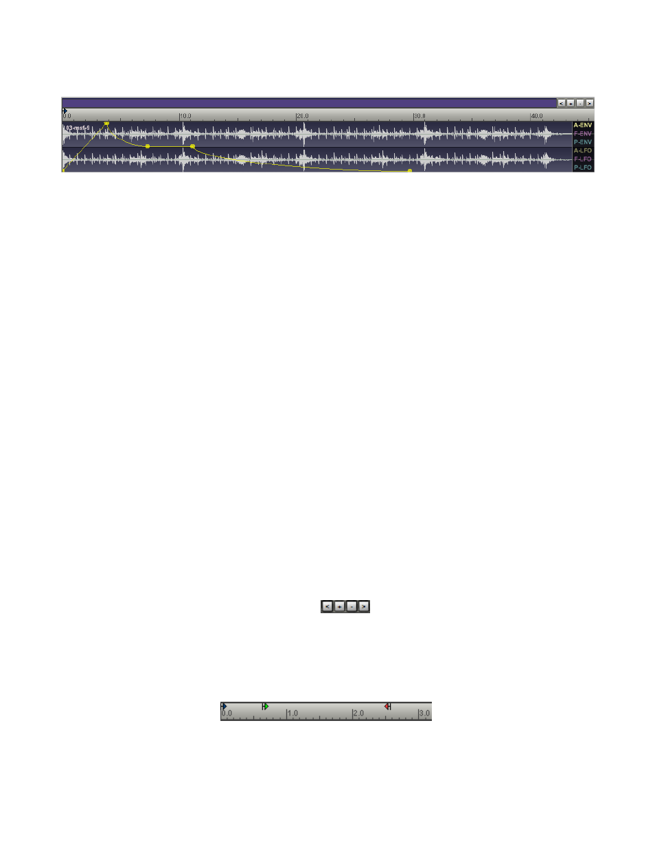 Quickedit waveform view, Waveform view zoom tools | Tascam GVI User Manual | Page 22 / 33