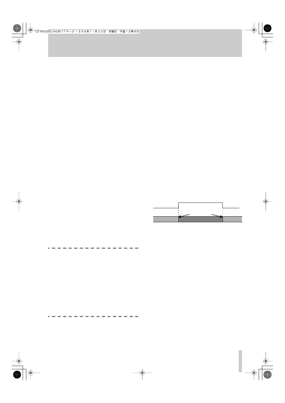 1 recording with synchronized start, 4 - recording operations | Tascam CD-RW5000 User Manual | Page 17 / 27