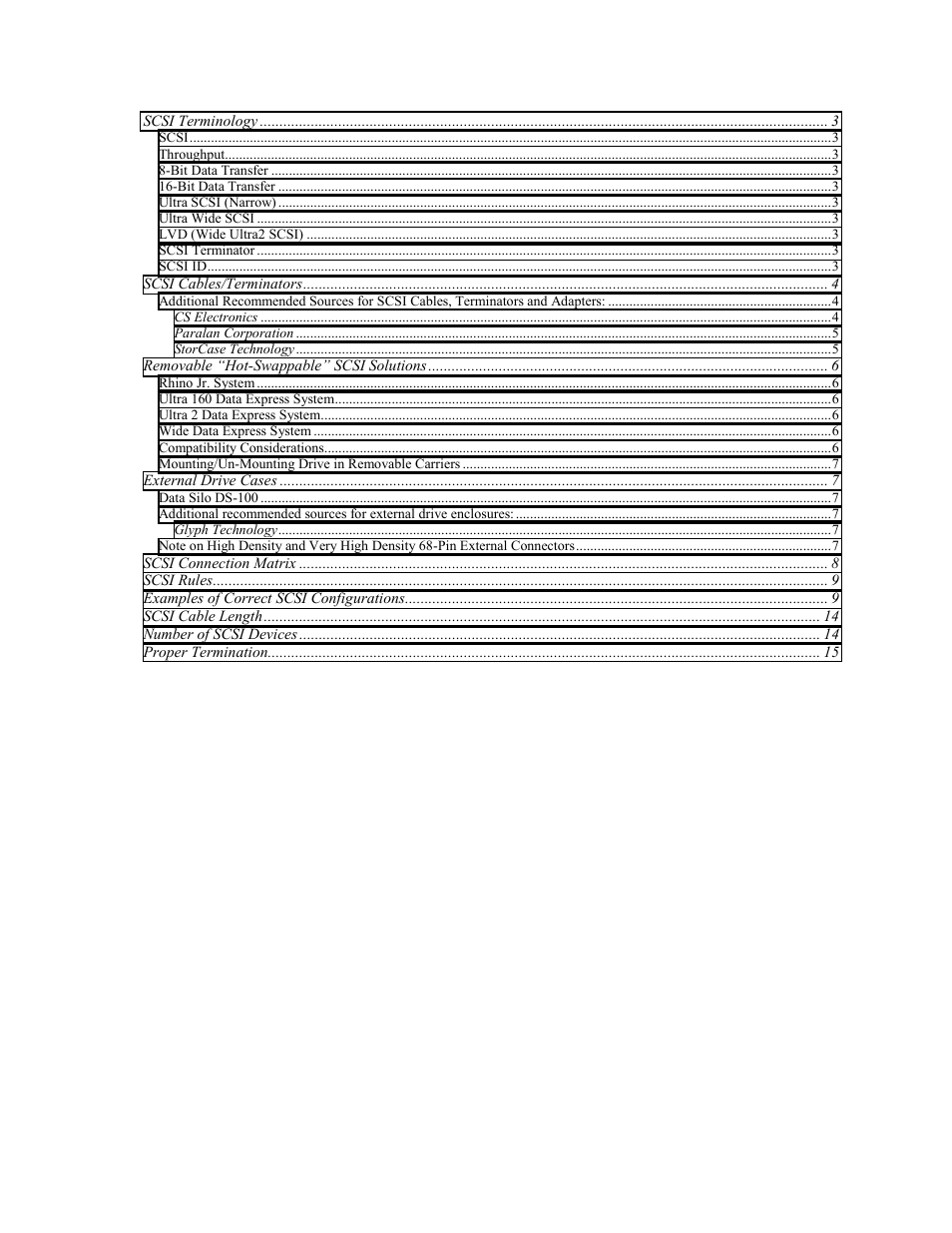 Scsi terminology 3 | Tascam MX-2424 User Manual | Page 2 / 15