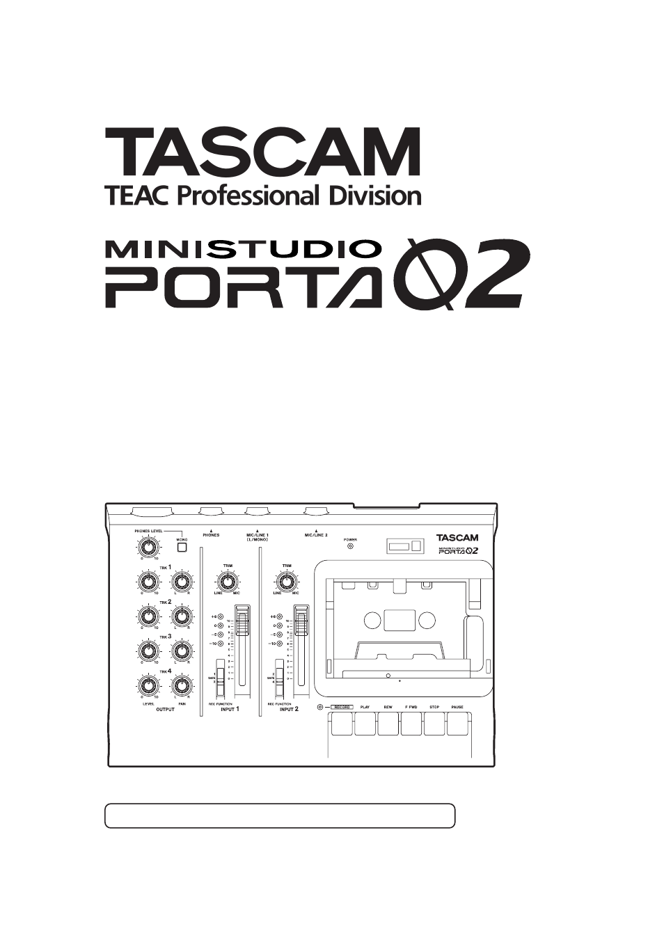 Tascam PORTA02 User Manual | 24 pages