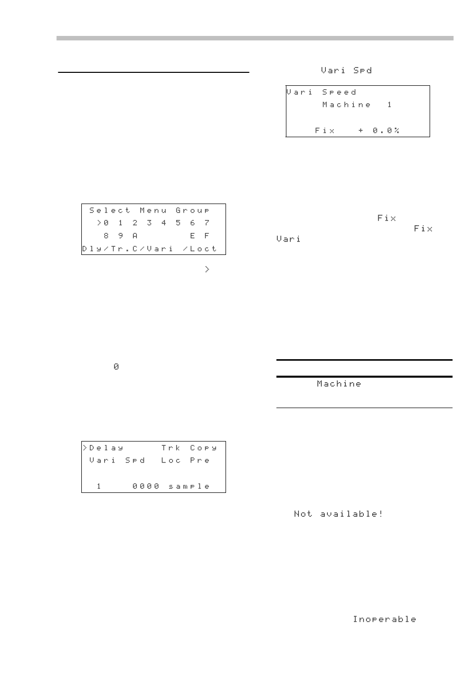 4 - menu and basic operations, 1 navigation, 1 invalid operations | 4 –menu and basic operations, Section 4 - “menu and basic operations, 4 – menu and basic operations | Tascam RC-898 User Manual | Page 19 / 79
