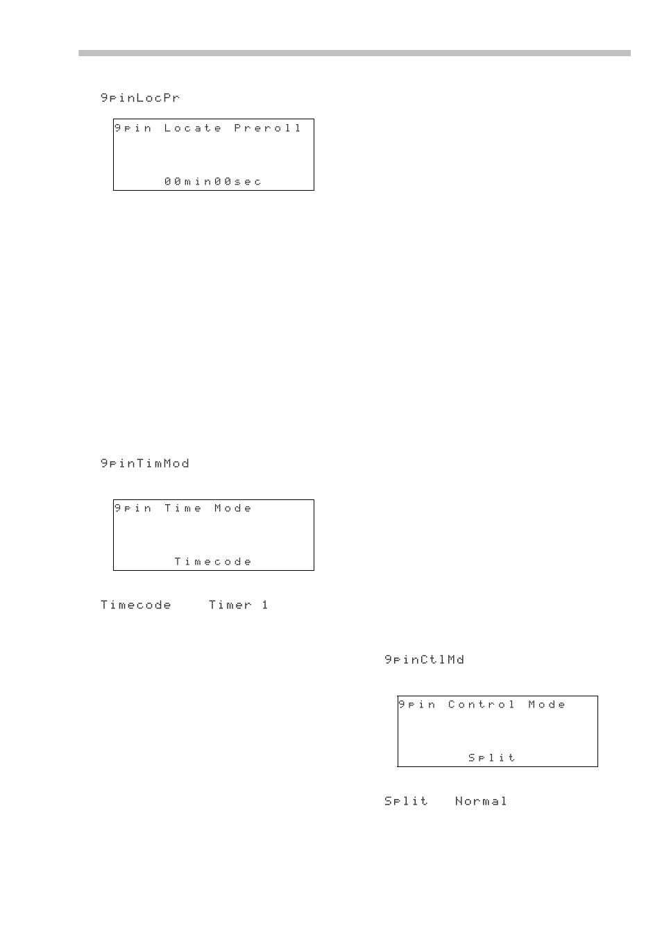 3 serial unit timing source, 4 split mode on the serial unit, 5 controlling recording operations on the serial | Unit, In 9.3.4, “split mode on the serial unit | Tascam RC-898 User Manual | Page 59 / 79