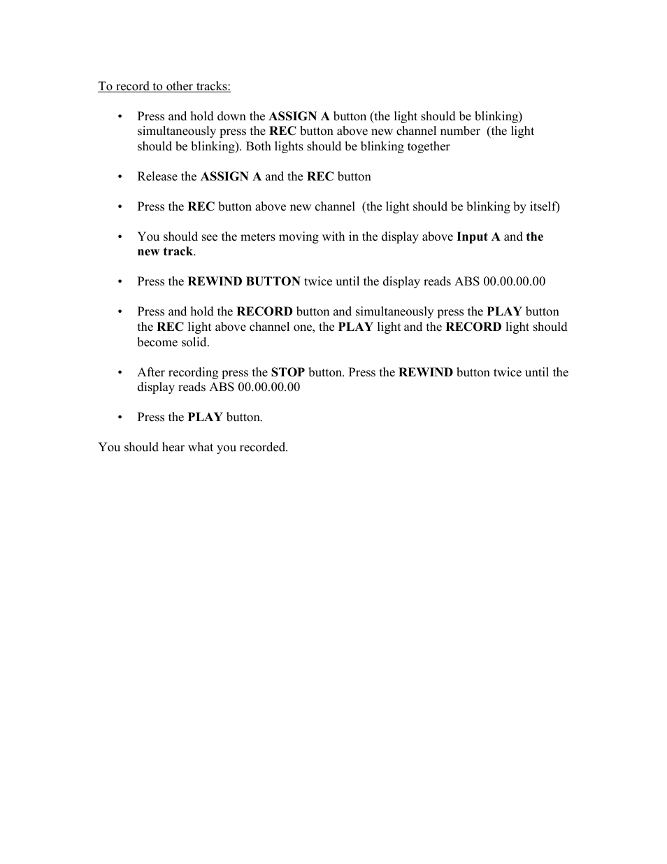 Tascam DP-01 User Manual | Page 2 / 5