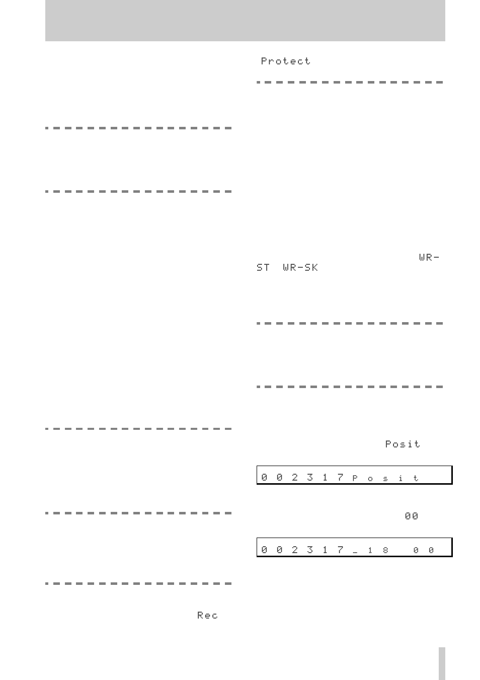4 - advanced functions | Tascam DA-45HR User Manual | Page 23 / 32