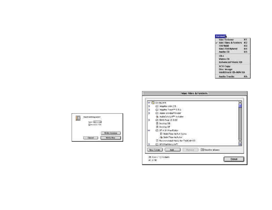 Assembling data cds | Tascam CD-R624M User Manual | Page 5 / 9