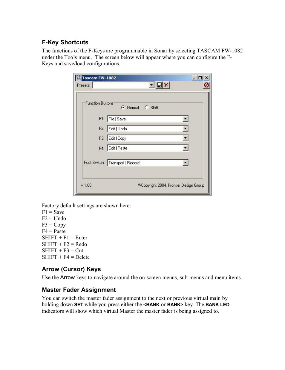 Tascam FW1082 User Manual | Page 5 / 6