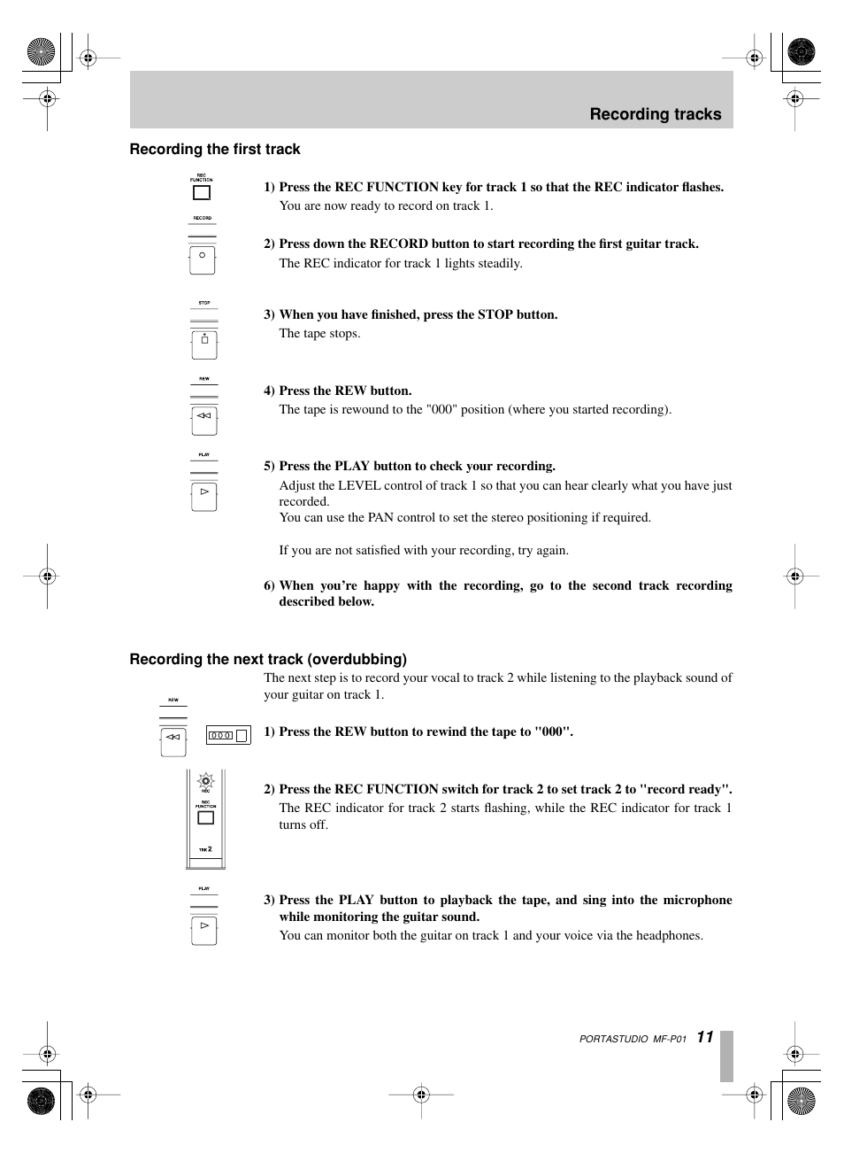 Tascam MF-P01 User Manual | Page 11 / 16