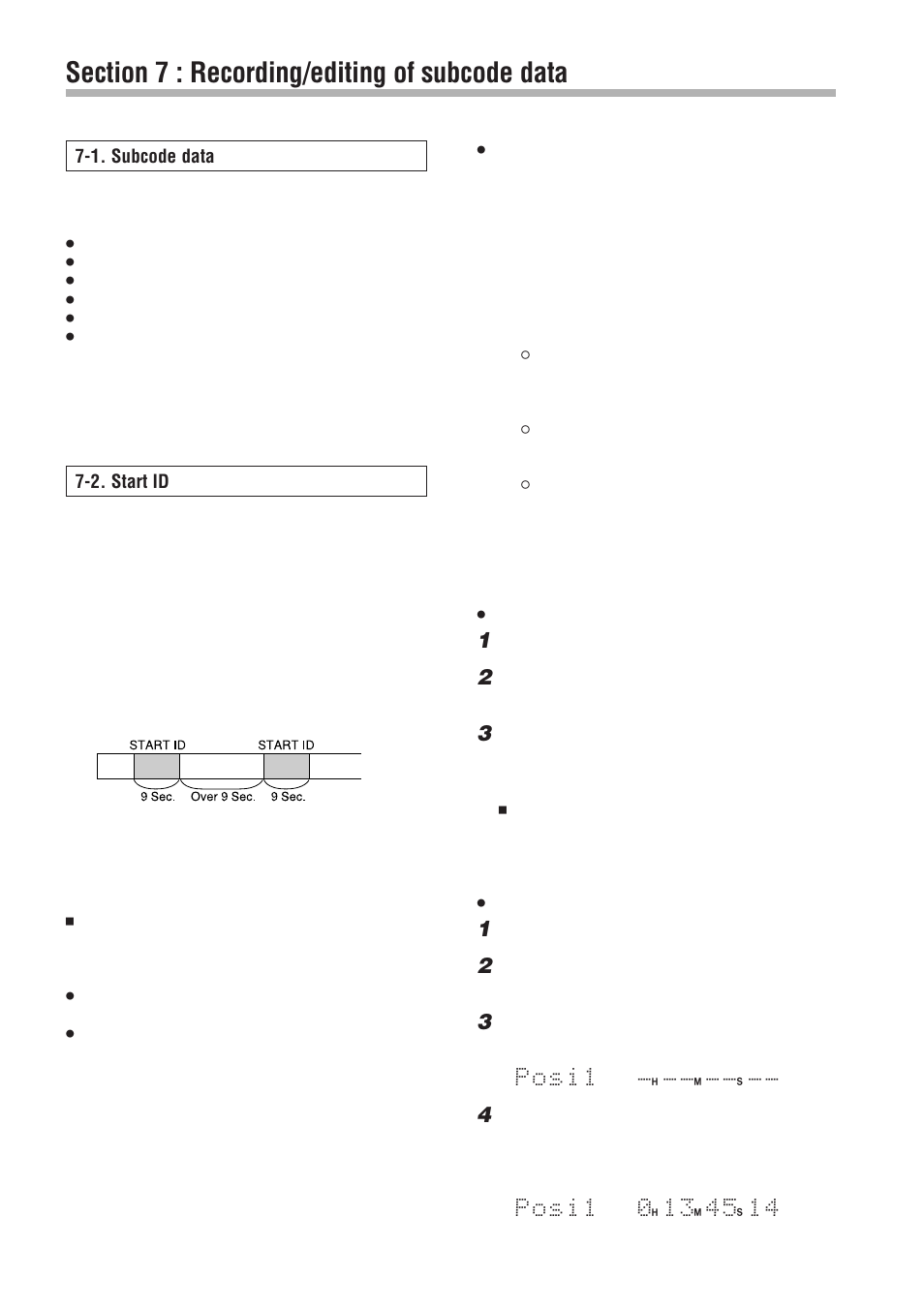 Posi1 –¡––™––£–– 4 | Tascam DA-302 User Manual | Page 19 / 33