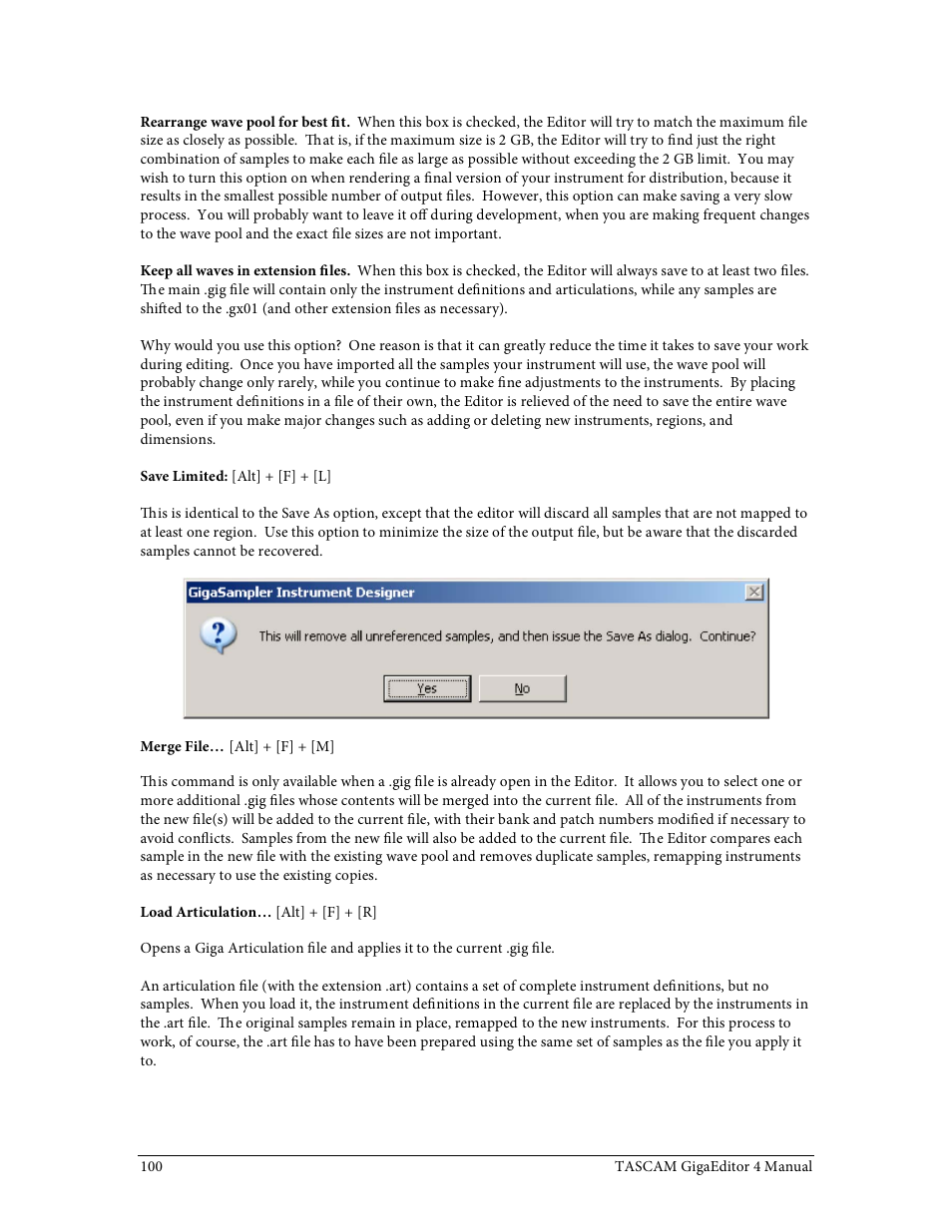 Tascam GigaStudio User Manual | Page 100 / 210