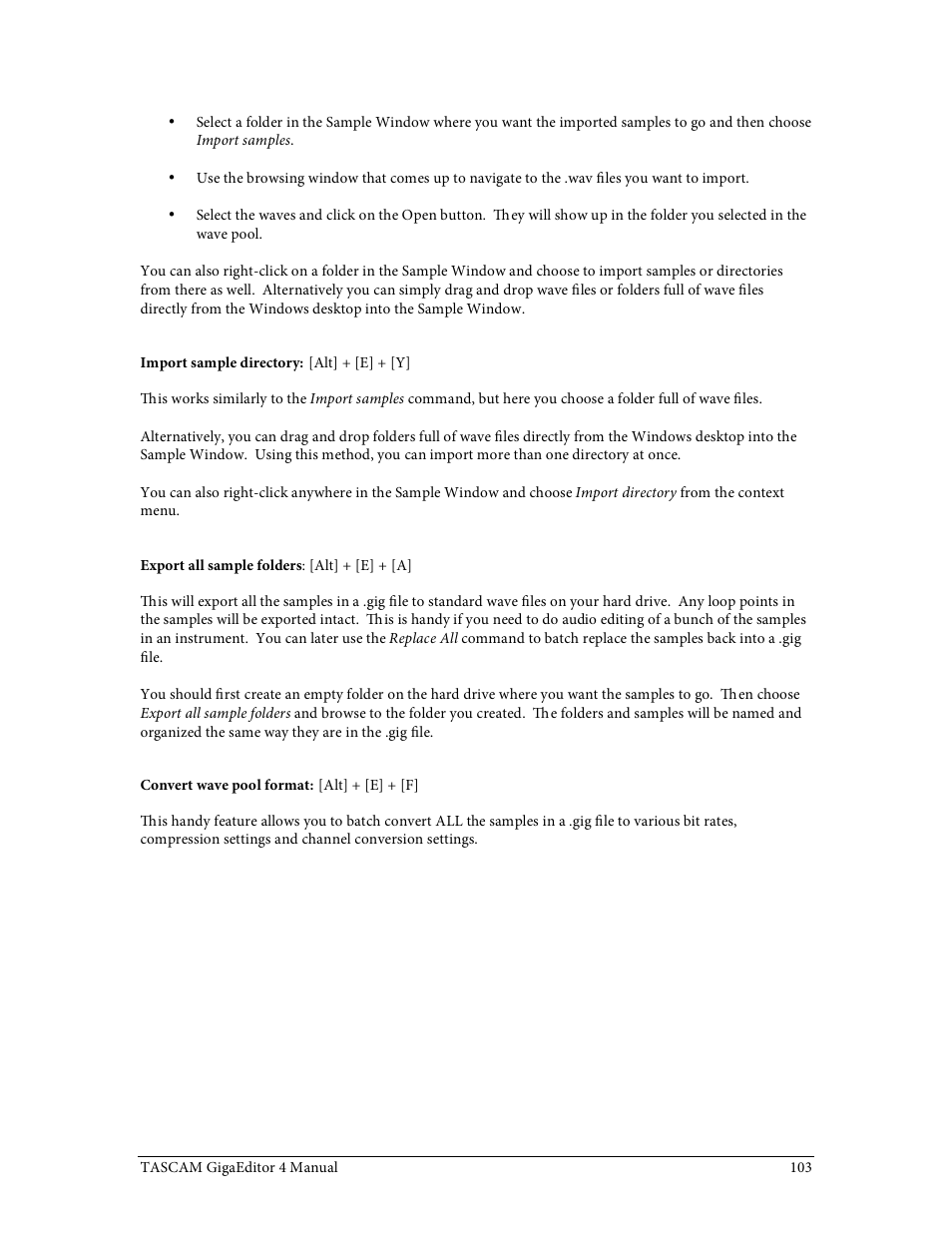 Tascam GigaStudio User Manual | Page 103 / 210