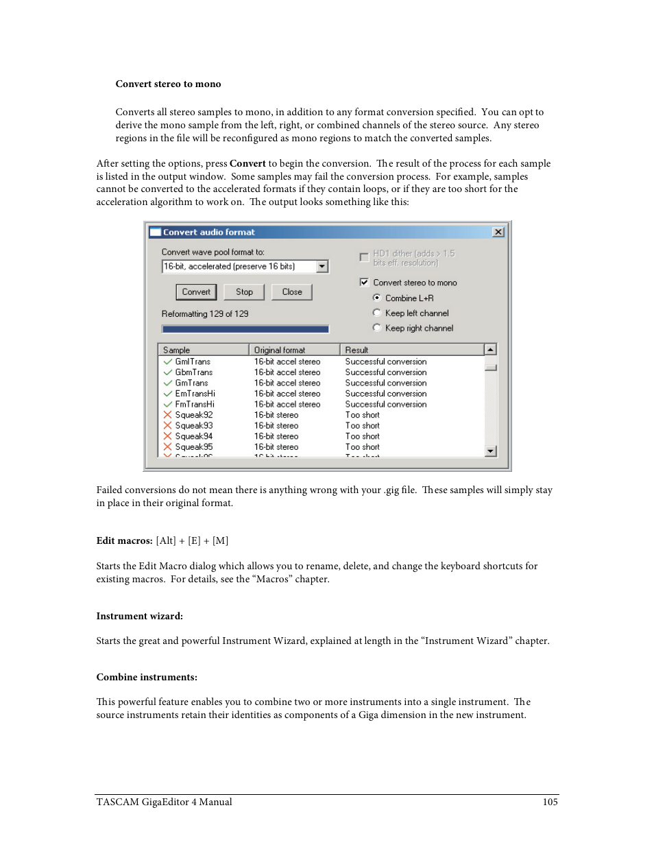 Tascam GigaStudio User Manual | Page 105 / 210