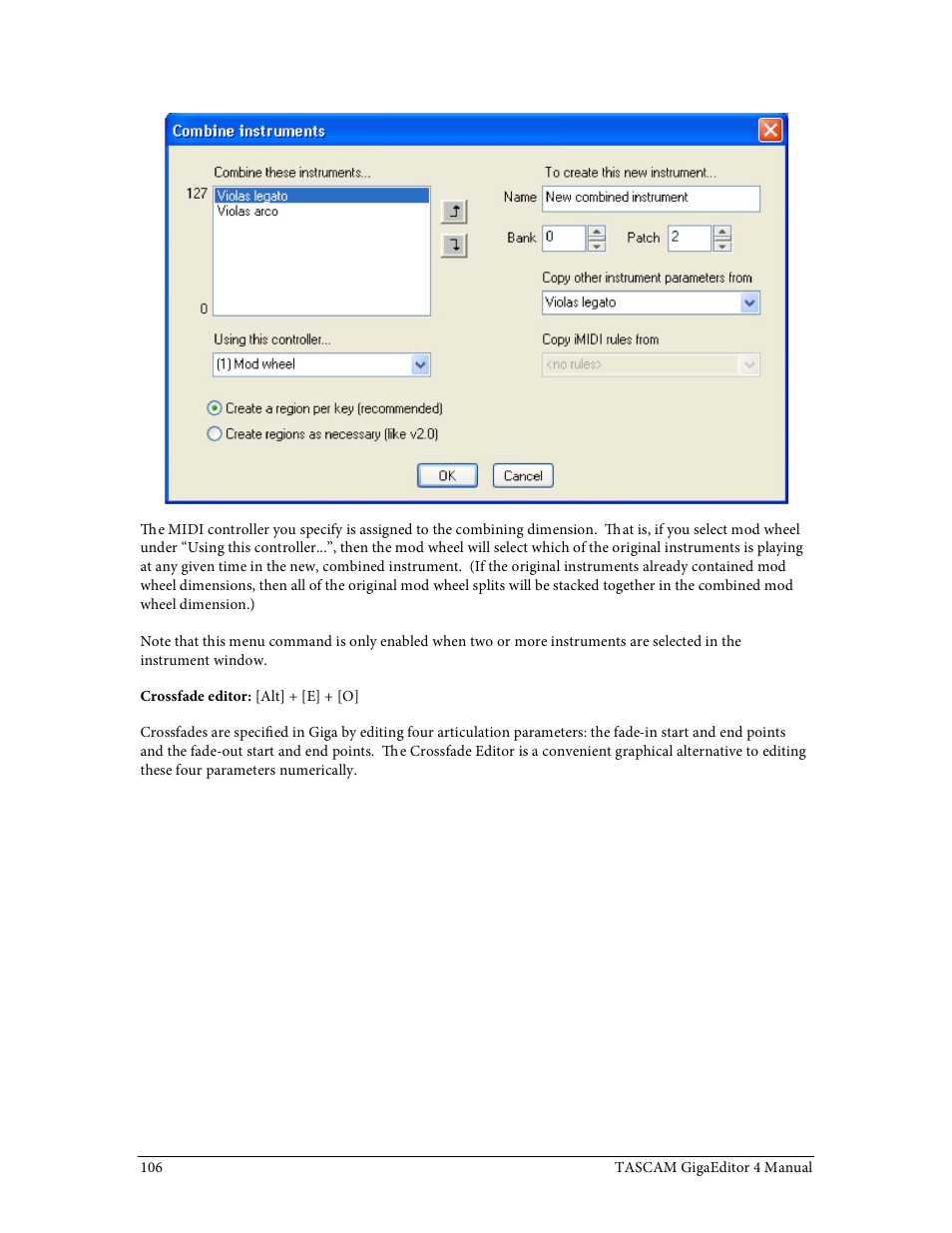 Tascam GigaStudio User Manual | Page 106 / 210